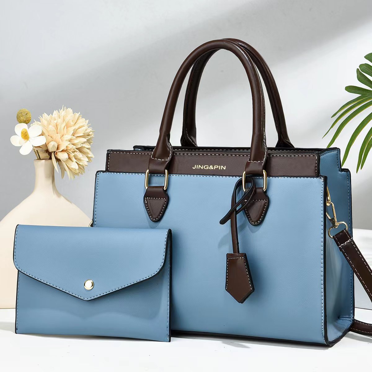 Wholesale PU Pure Color Mother Bag